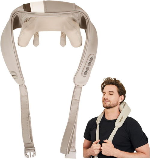 3D Kneading Neck Massager Luxeoasis