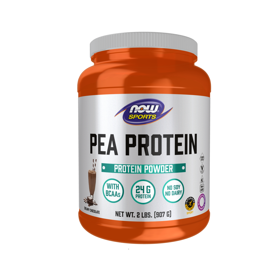 Now Sports- Pea Protein Creamy Chocolate Powder (Original) Zambeel