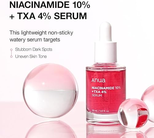 ANUA NIACINAMIDE 10% + TXA 4% DARK SPOT REMOVING SERUM 30mL Lxeoasis