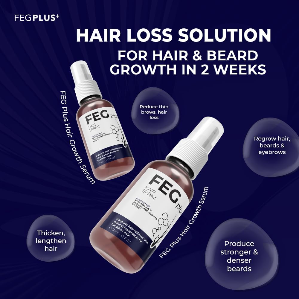 FEG® Advanced Hair Growth Spray – Revitalize Roots & Boost Thickness - Urban Sale