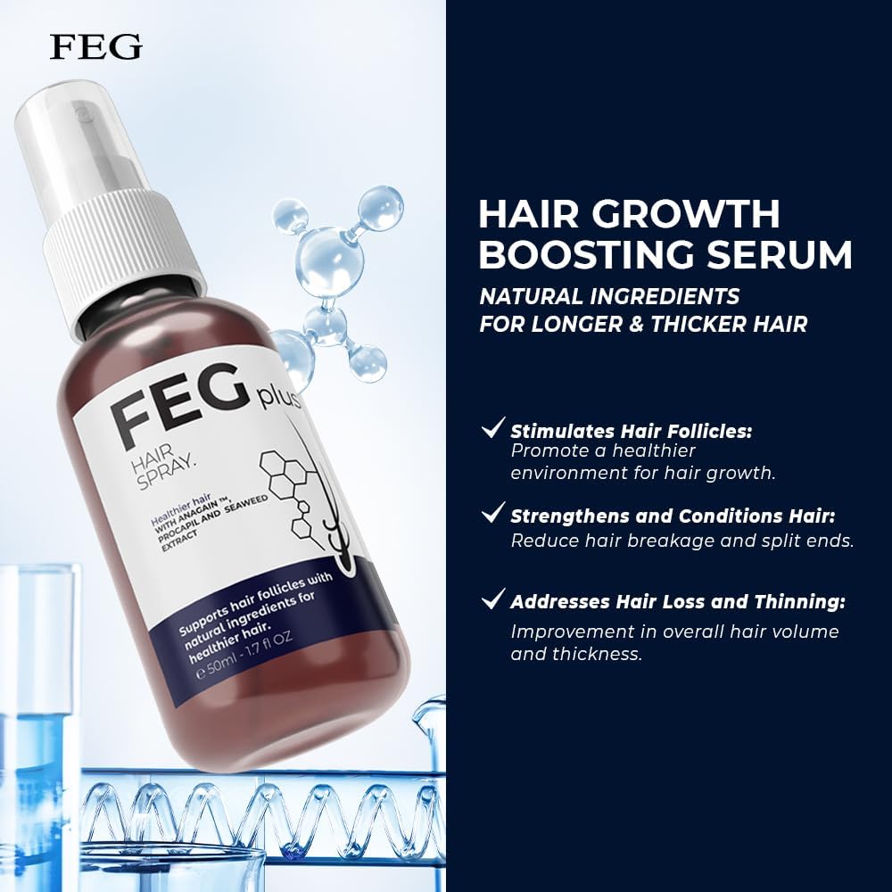 FEG® Advanced Hair Growth Spray – Revitalize Roots & Boost Thickness - Urban Sale
