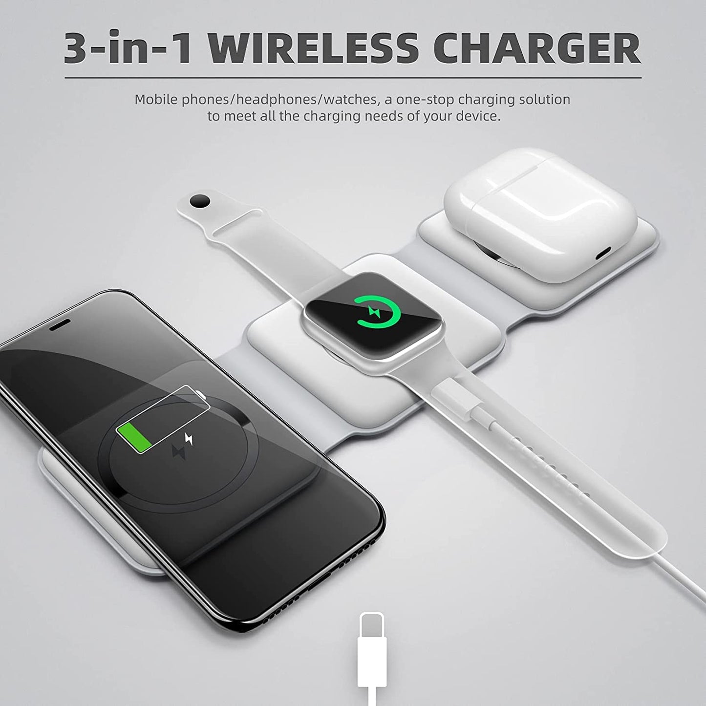 3-in-1 Wireless Charging Pad luxeoasis