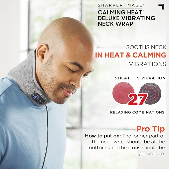 Calming Heat™ Vibrating Neck Wrap – Soothing Heat & Massage in One - Urban Sale