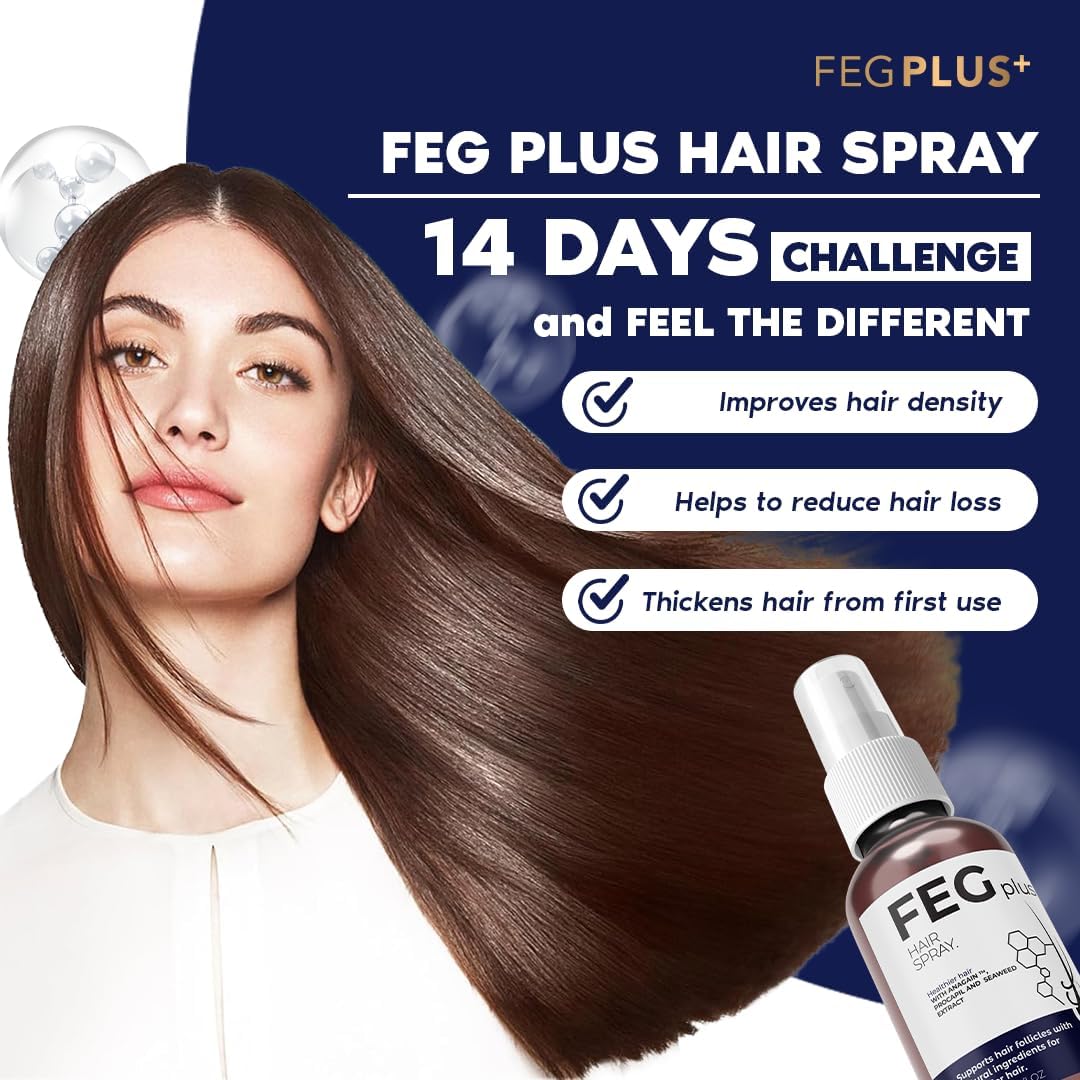 FEG® Advanced Hair Growth Spray – Revitalize Roots & Boost Thickness - Urban Sale