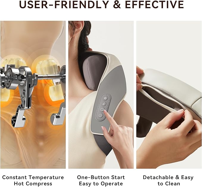 Neck and back massager Luxeoasis