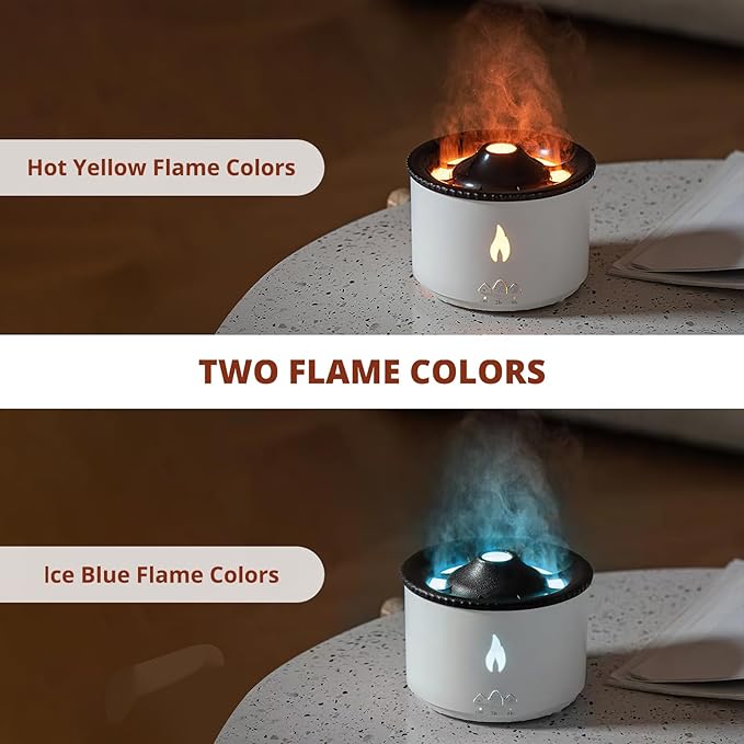 Volcano Diffuser & Humidifier Home Decor Luxeoasis