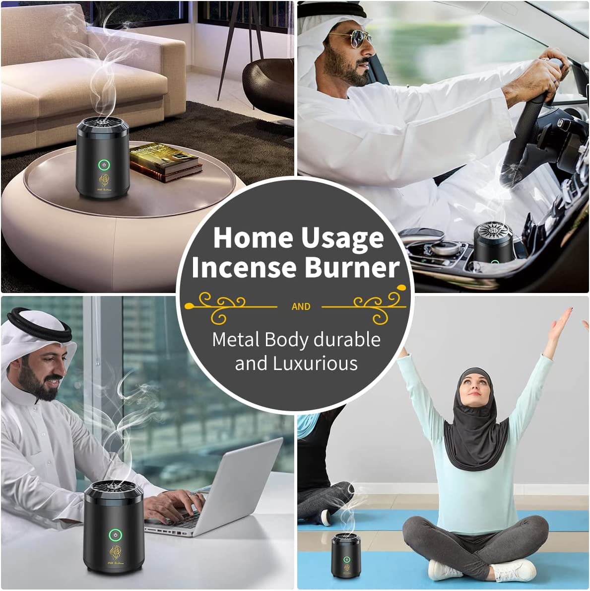 Bukhoor Perfume Dispenser Smart ⭐⭐⭐⭐⭐ 5.0 with Bluetooth Speaker Urban Sale