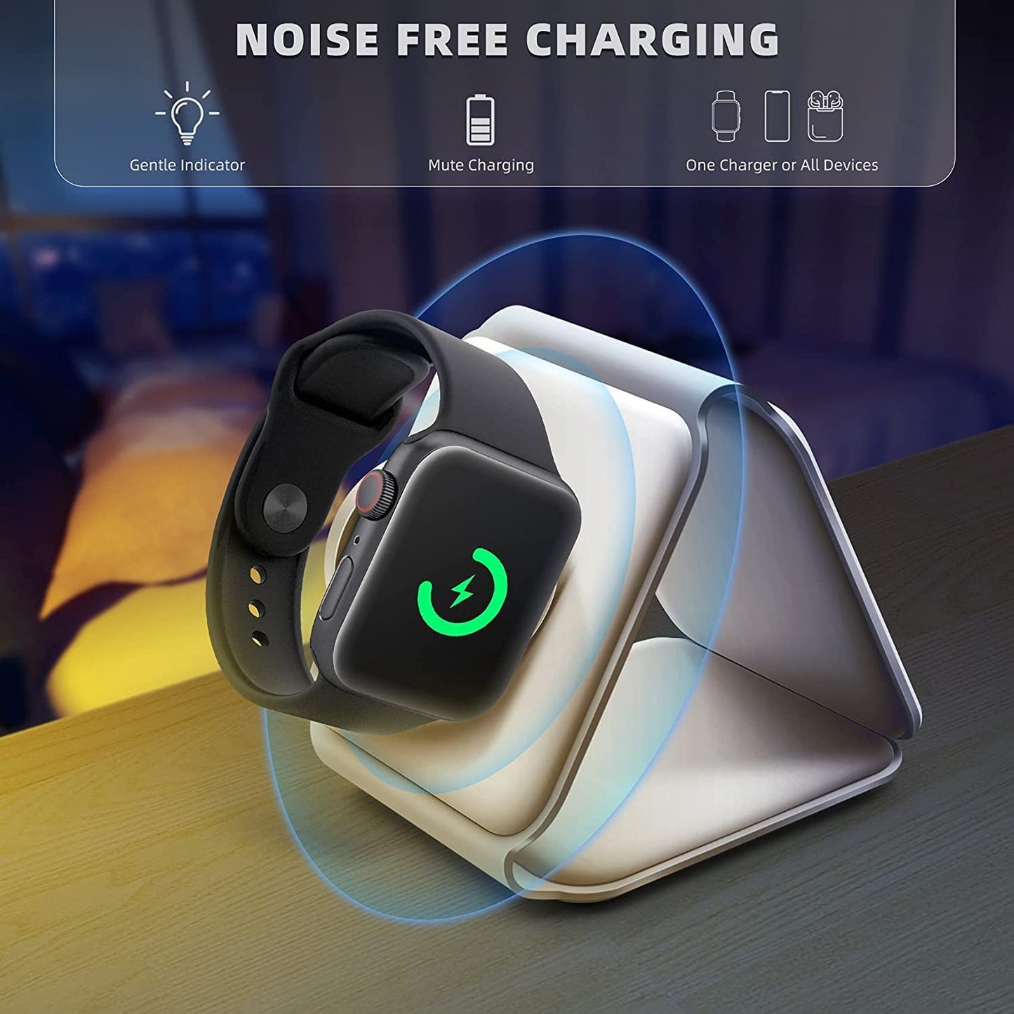 3-in-1 Wireless Charging Pad luxeoasis
