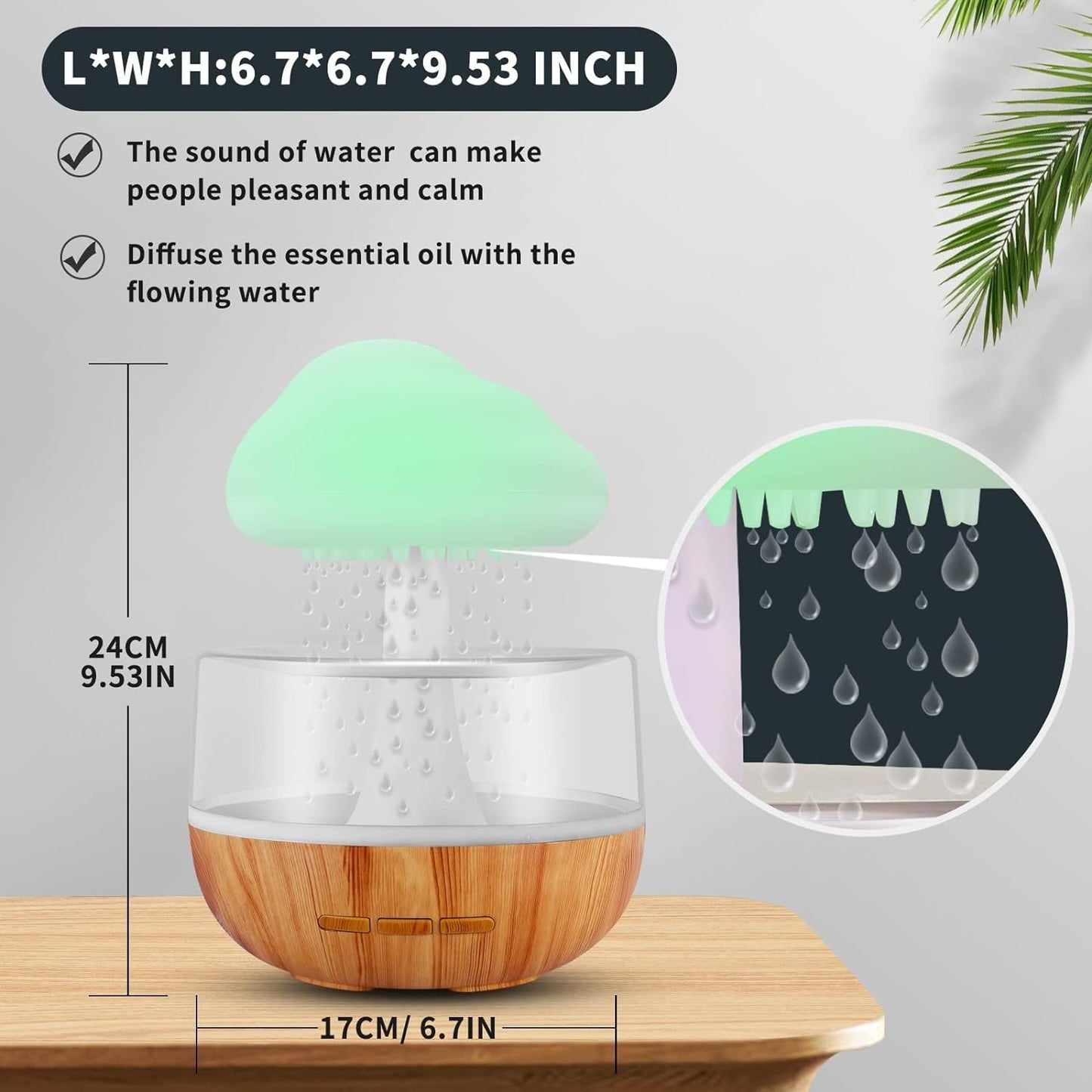 Cloud Rain Humidifier Luxeoasis