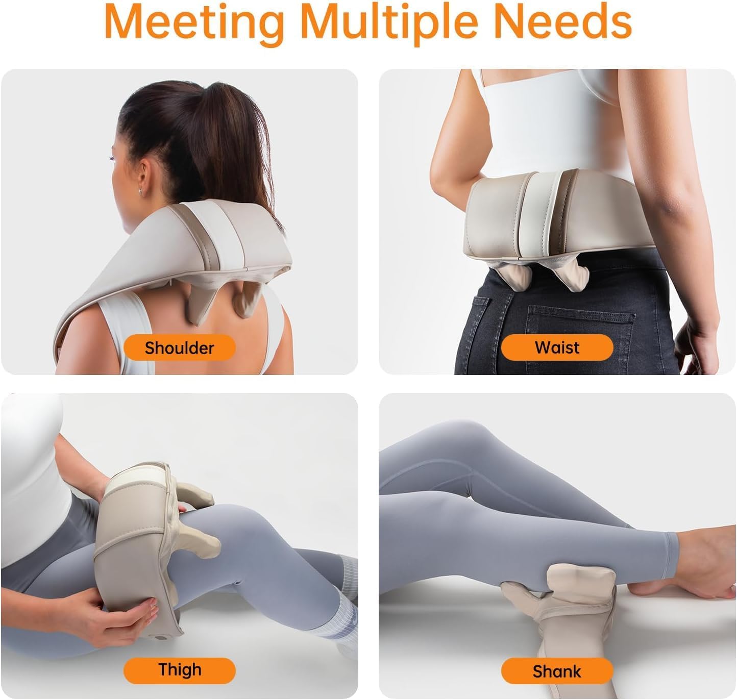 3D Kneading Neck Massager Luxeoasis