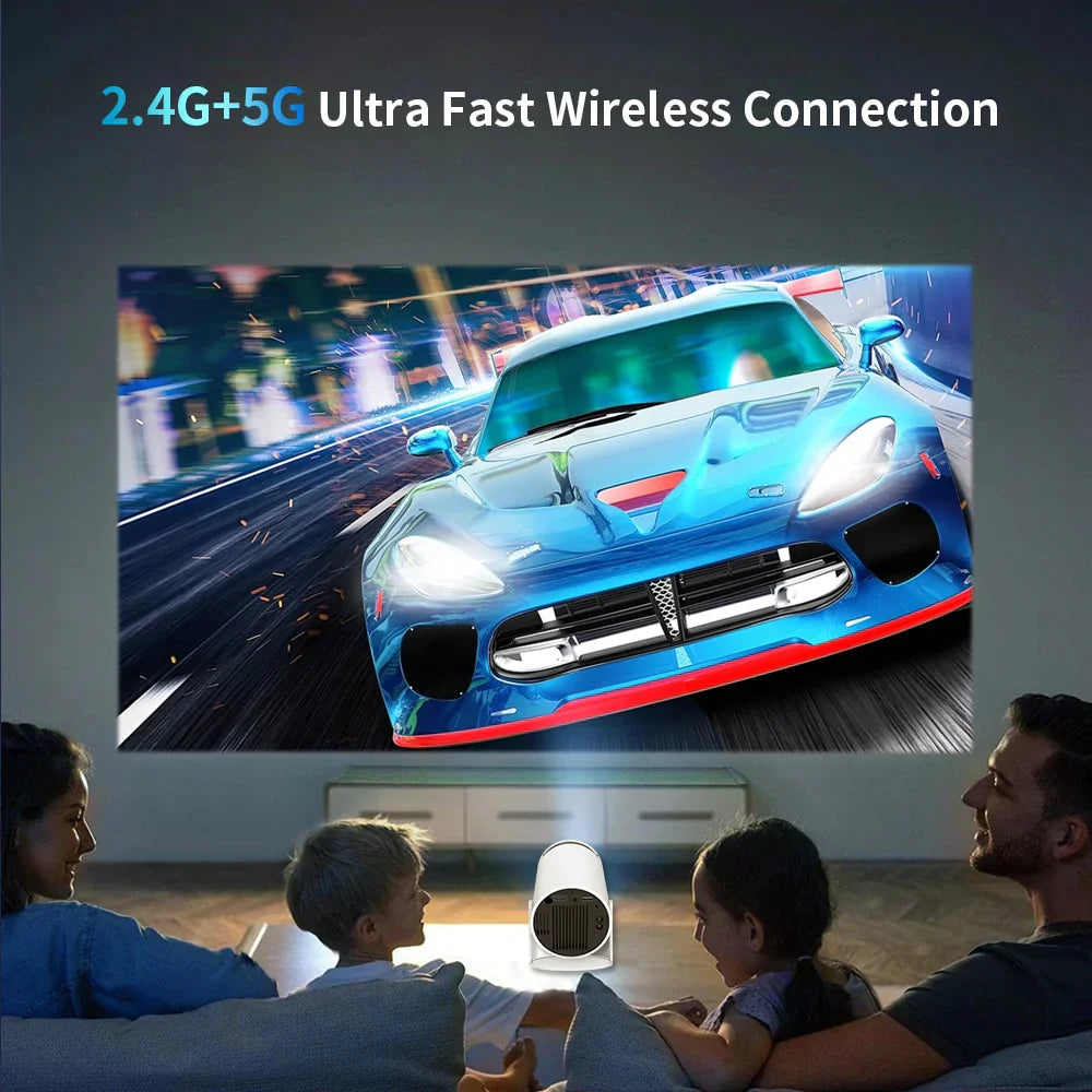 Ultimate Bedroom Companion: Portable Mini 4K Projector for Home Entertainment Luxeoasis