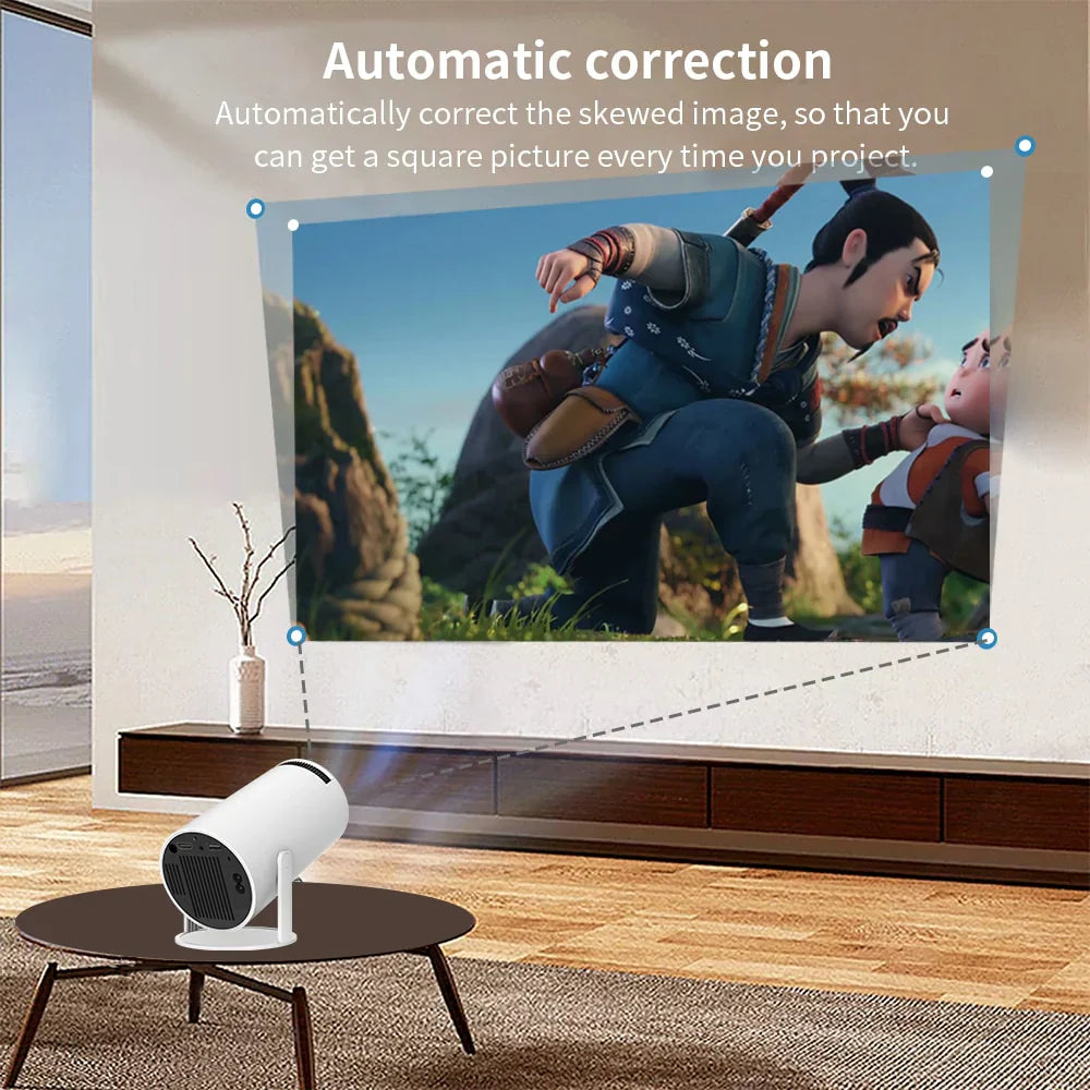 Ultimate Bedroom Companion: Portable Mini 4K Projector for Home Entertainment Luxeoasis