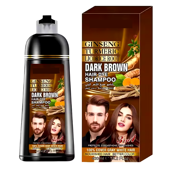 Instant Hair Dye Shampoo (420ml) Unisex - Urban Sale