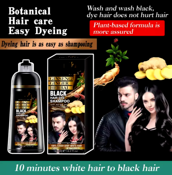 Instant Hair Dye Shampoo (420ml) Unisex - Urban Sale