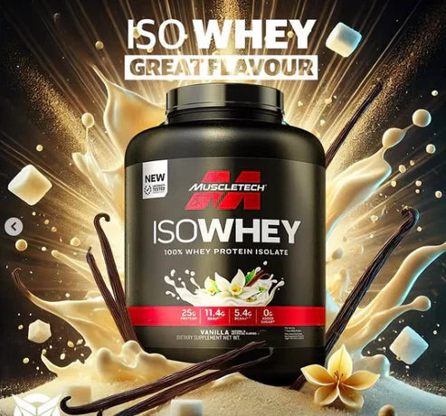 Muscletech- Iso Whey Vanilla (Original) Luxeoasis
