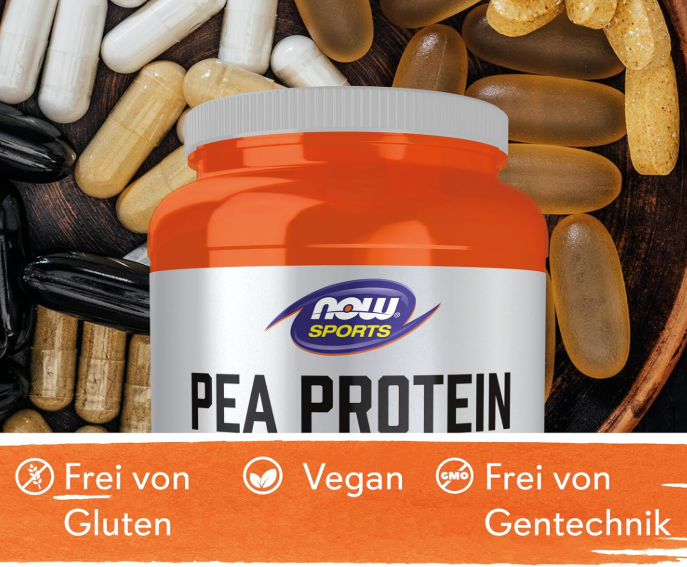Now Sports- Pea Protein Creamy Chocolate Powder (Original) Zambeel