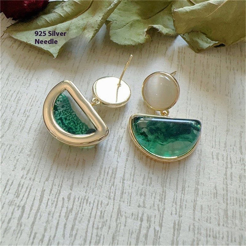 Artistic Retro Irregular Ink Painting Mosquito Coil Ear Clip Without Pierced Ears Urban Sale