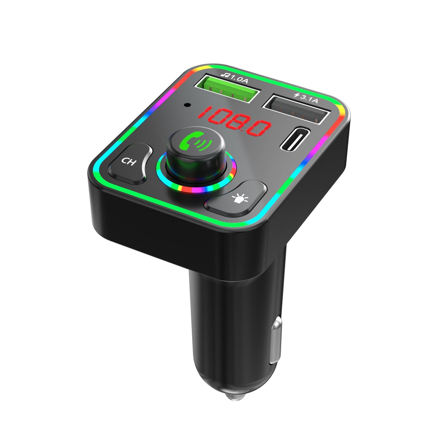 Compact OLED Car MP3 Player with USB & FM Modulation - Urban Sale