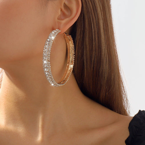 European And American Style Simple Big Ear Ring Women Urban Sale