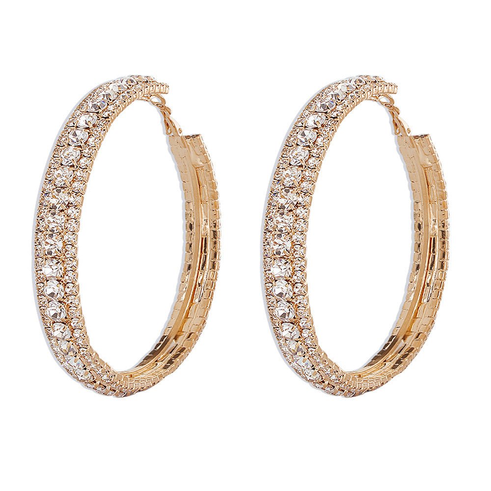 European And American Style Simple Big Ear Ring Women Urban Sale