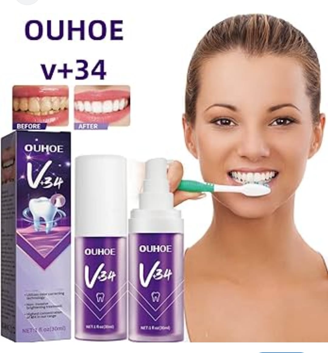 Toothpaste for Teeth Whitening (30ml) - Urban Sale