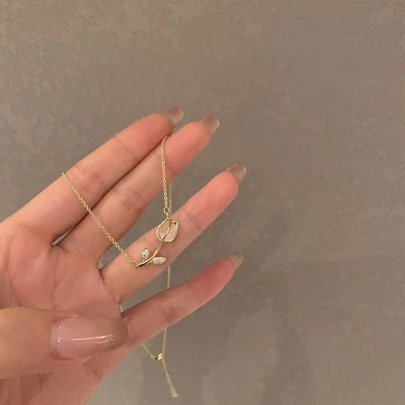 Tulip Lining Imitates Cat's Eyes In Elegant Keyboard Chain Urban Sale