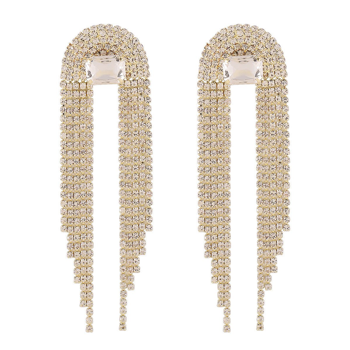 Women's Fashion Temperament Long Fringe Earrings Urban Sale