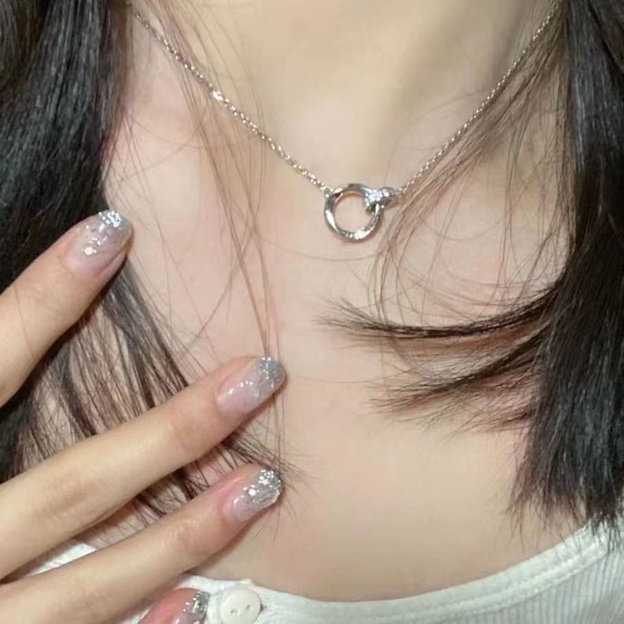 Women's Ring Chain Necklace Gift For Boyfriend Or Girlfriend Clavicle Chain Urban Sale