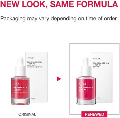 ANUA NIACINAMIDE 10% + TXA 4% DARK SPOT REMOVING SERUM 30mL Lxeoasis