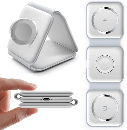 3-in-1 Wireless Charging Pad luxeoasis