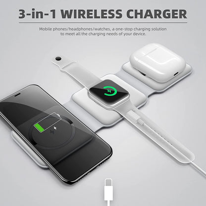 3-in-1 Wireless Charging Pad luxeoasis