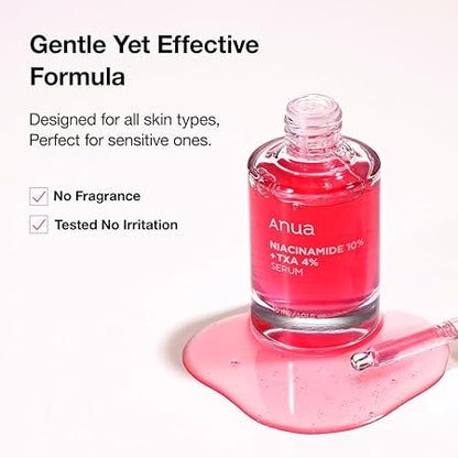 ANUA NIACINAMIDE 10% + TXA 4% DARK SPOT REMOVING SERUM 30mL Lxeoasis