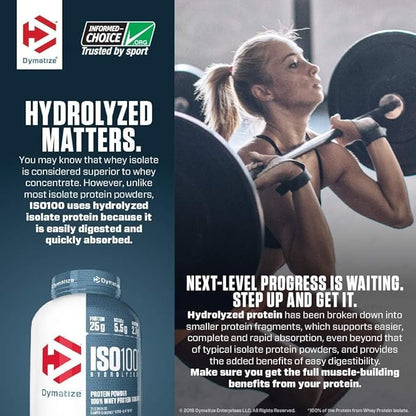 Dymatize- Iso 100 Hydrolyzed (Original) Luxeoasis