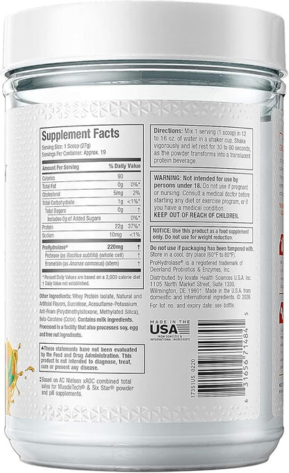 Muscletech- Iso Whey Clear (Original) Luxeoasis