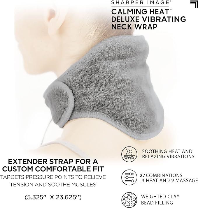 Calming Heat™ Vibrating Neck Wrap – Soothing Heat & Massage in One - Urban Sale