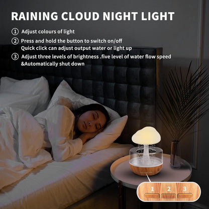 Cloud Rain Humidifier Luxeoasis