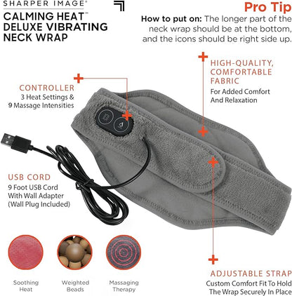Calming Heat™ Vibrating Neck Wrap – Soothing Heat & Massage in One - Urban Sale