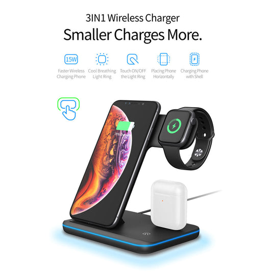 3 in 1 Wireless Charger Stand luxeoasis
