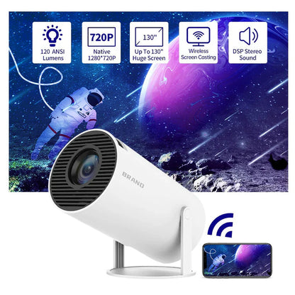 Ultimate Bedroom Companion: Portable Mini 4K Projector for Home Entertainment Luxeoasis