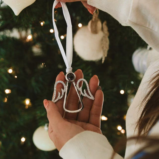 Angel Christmas Tree Pendant Projection Necklace Urban Sale