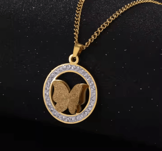 Butterfly Zircon Pendant Set Urban Sale
