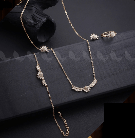 Solitaire Diamond Necklace Set Urban Sale
