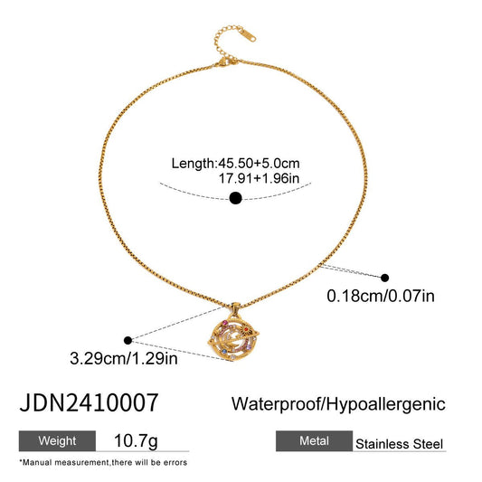 Stainless Steel XINGX Pendant Necklace