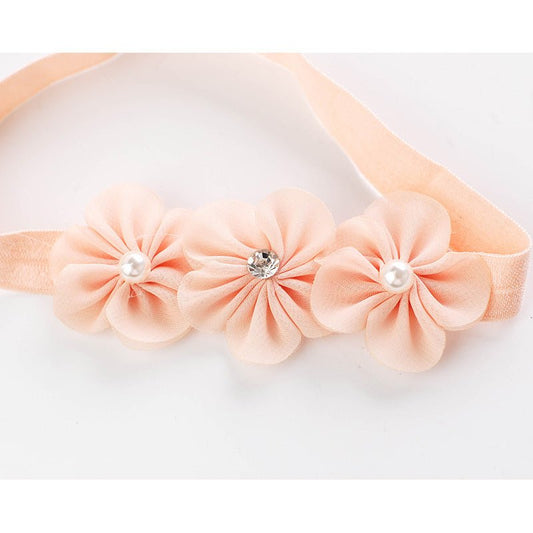 Three Little Plum Blossom Baby Headband