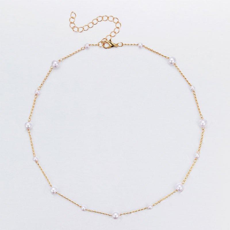 Vintage Pearl Clavicle Chain Female Simple Urban Sale