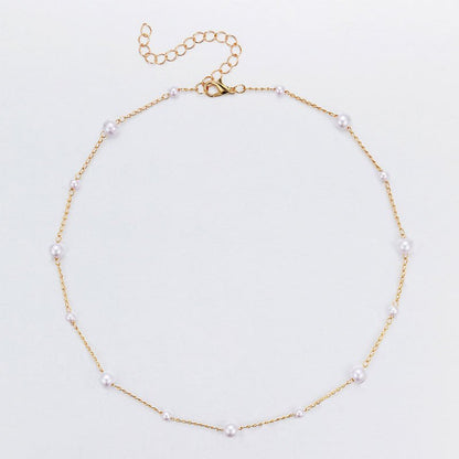 Vintage Pearl Clavicle Chain Female Simple Urban Sale