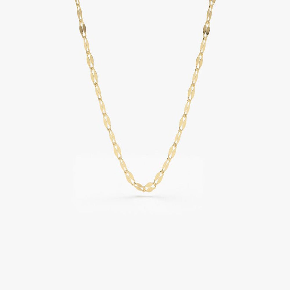 Women's Delicate Lip Chain Necklace Urban Sale