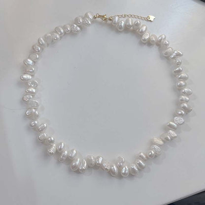 Women's Pearl Necklace Natural Niche Urban Sale