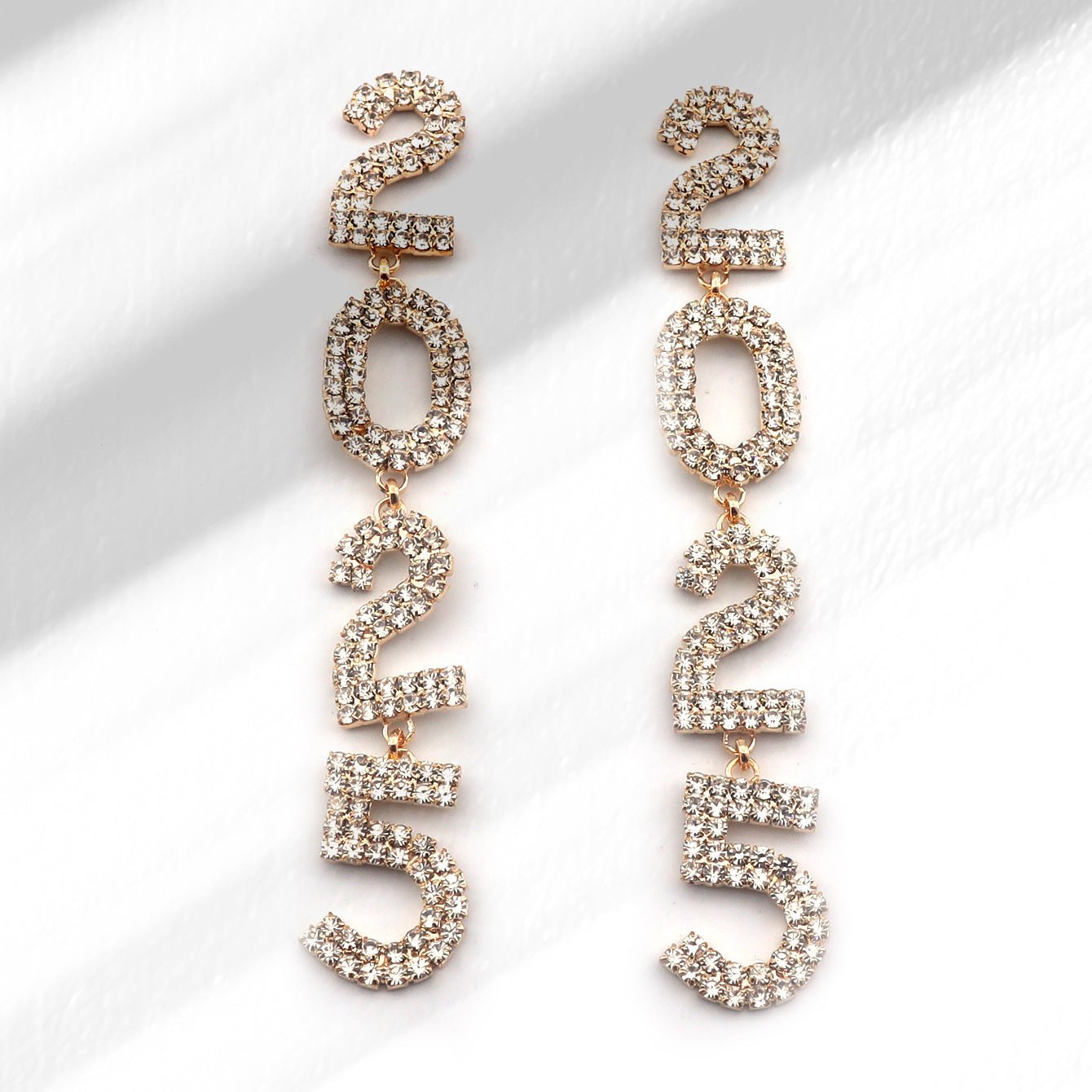 Women's Tassel Full Diamond Rhinestone 2025 Long Pendant Earrings Urban Sale