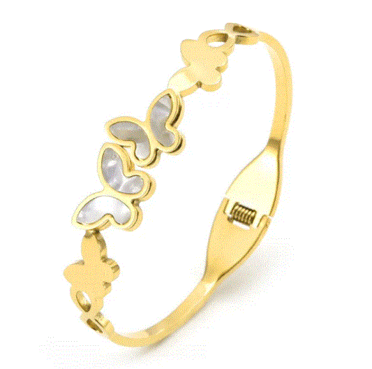 Stainless Steel Butterfly Bangle Urban Sale